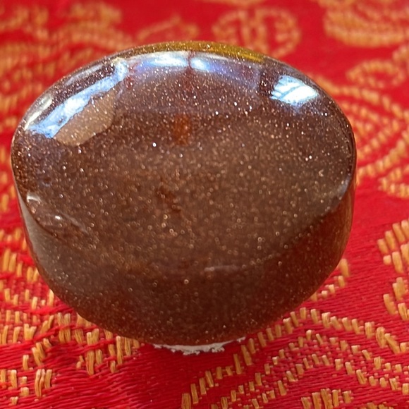 Reverse Hand-Painted inside Snuff Bottle gold stone stopper beautiful - Picture 7 of 10